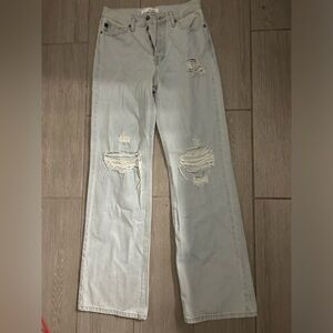 KanCan button fly distressed jeans